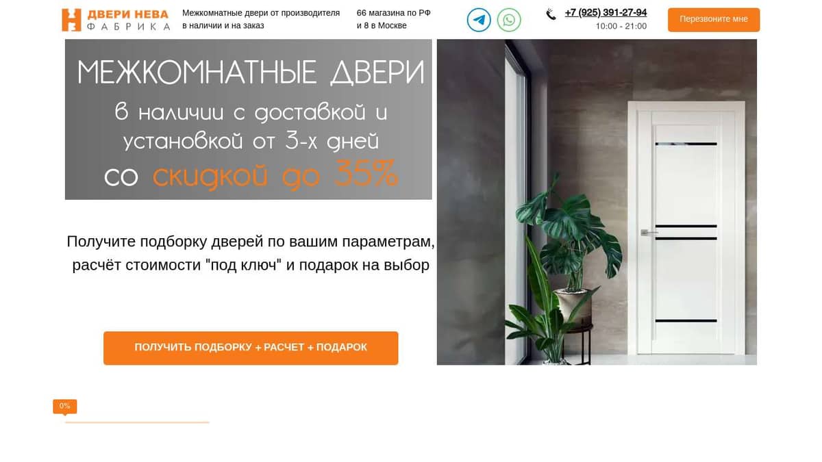 Межкомнатные двери в наличии в Москве в наличии и на заказ